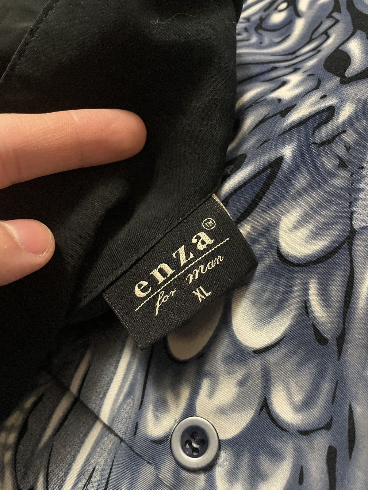 Japanese Brand × Vintage Vintage y2k 90s Dragon Shirt Button Up Japanese Brand Anime Size US XL / EU 56 / 4 - 13 Thumbnail