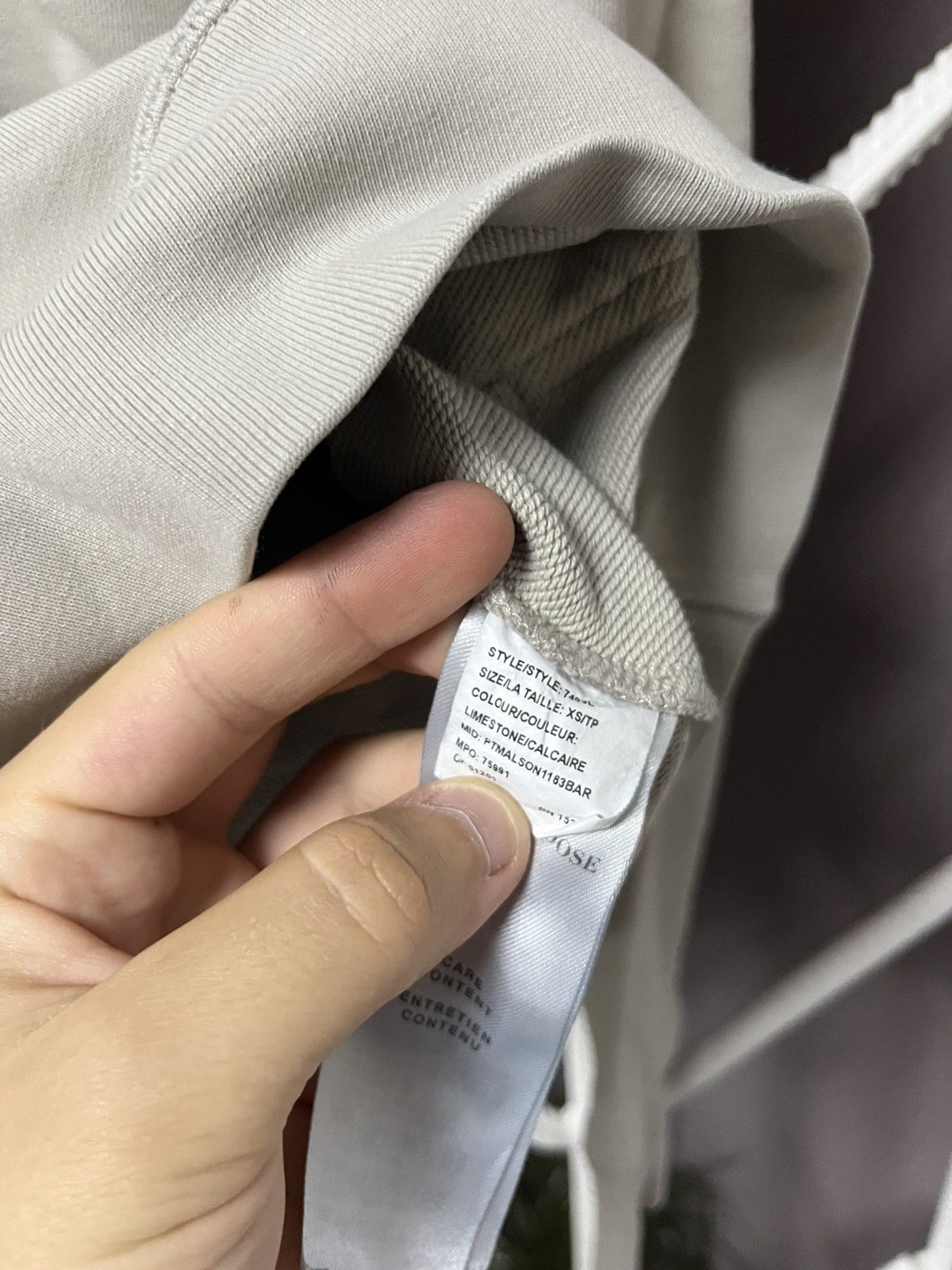 Canada Goose Canada Goose Beige Hoodie Size US XS / EU 42 / 0 - 10 Thumbnail