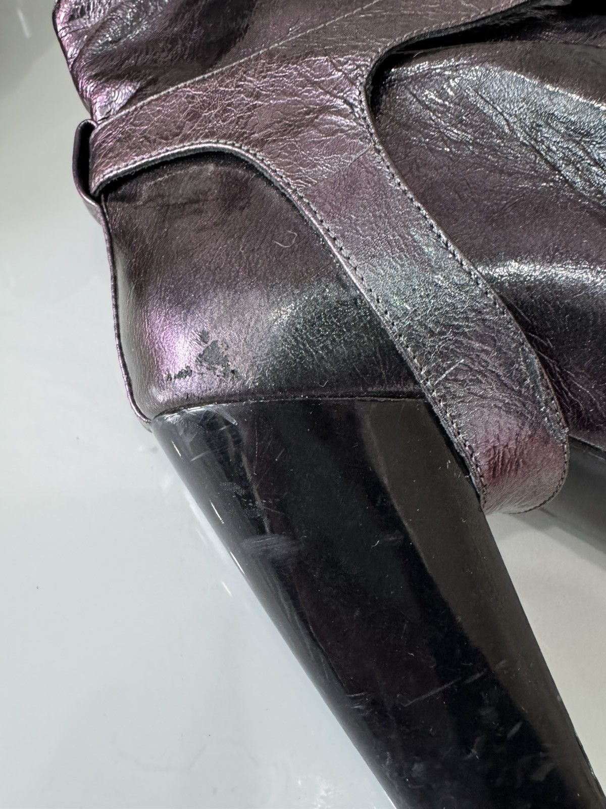 Manolo Blahnik Leather Shoes Chameleon Size 39 Manolo Blahnik Size US 8 / IT 38 - 16 Thumbnail