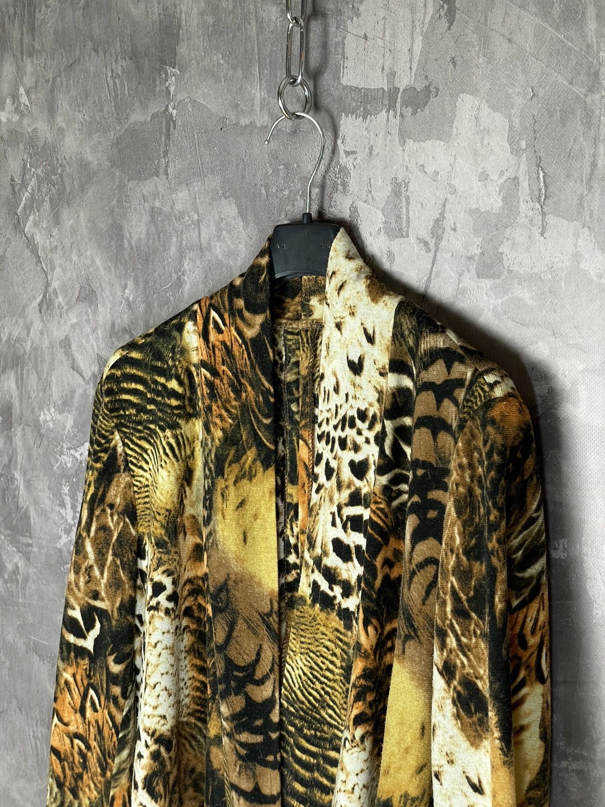 Vintage Avant Garde Y2K Style Leopard Sweater Cardigan Size L / US 10 / IT 46 - 7 Thumbnail