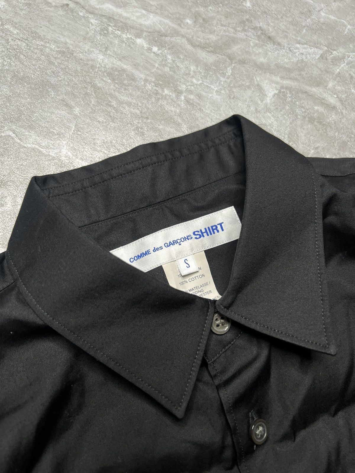 Comme des Garcons Homme Plus CDG SHIRT STARS & CIRCLES PADDED PATCH BUTTON DOWN SHIRT Size US S / EU 44-46 / 1 - 6 Thumbnail