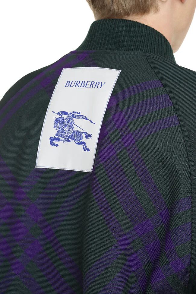 Burberry o1y0426 Bomber Jacket in Dark Green/Purple Size US S / EU 44-46 / 1 - 7 Thumbnail