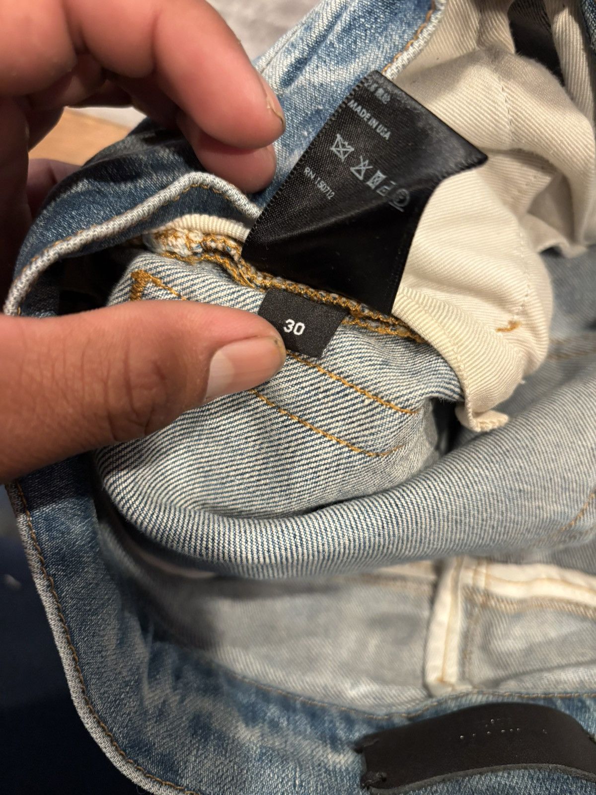 Amiri Amiri jeans Size US 30 / EU 46 - 14 Thumbnail
