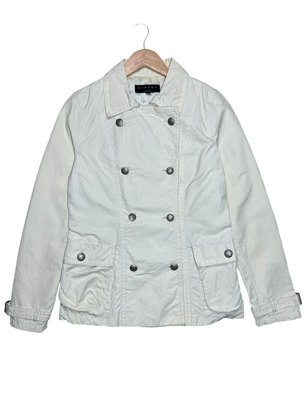 Sisley Sisley Double-breasted Jacket Size S / US 4 / IT 40 - 1 Thumbnail