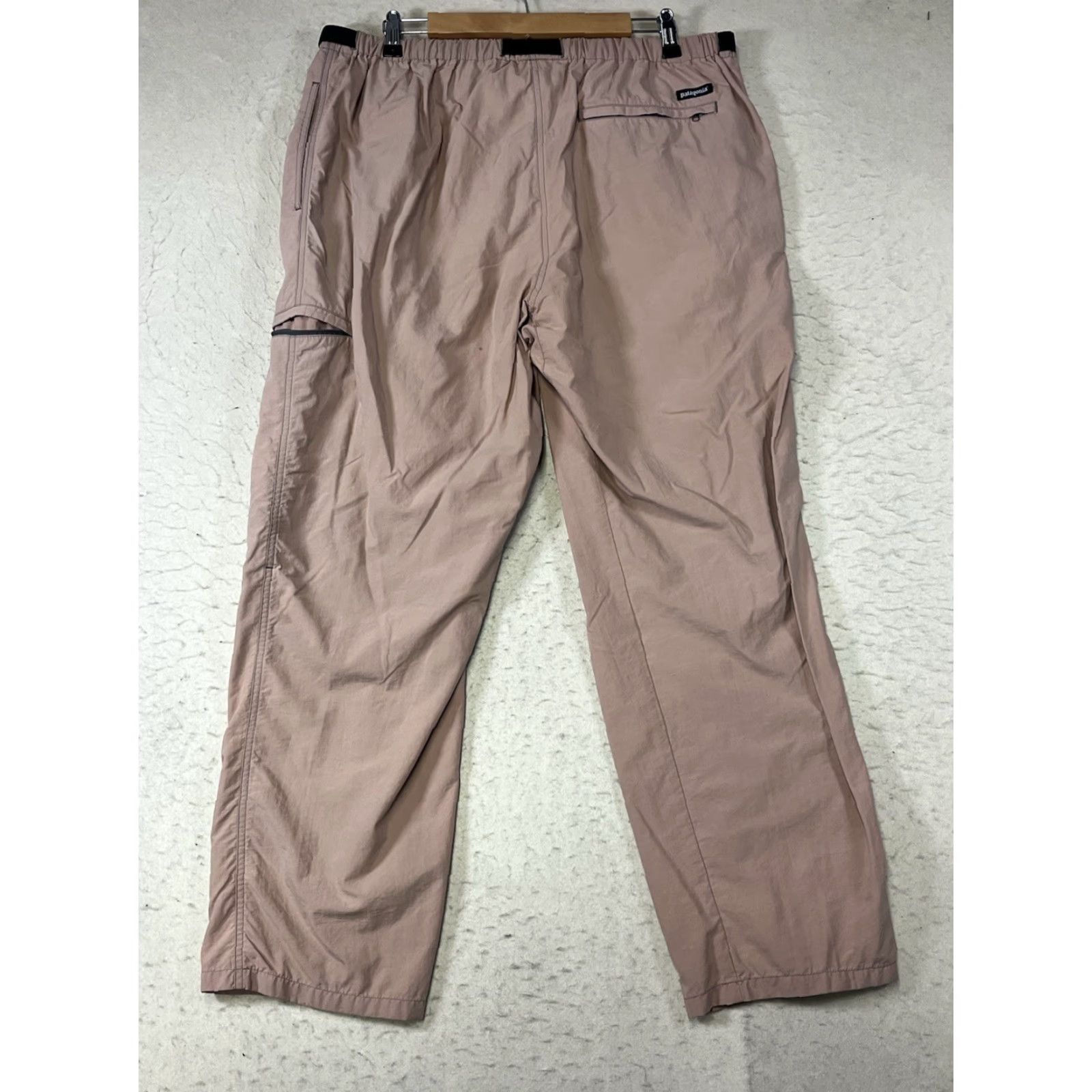 Patagonia Patagonia Pants Outdoor Mens XL Pink Elastic Waist Zip Pockets Hiking Trails Size US 36 / EU 52 - 2 Thumbnail
