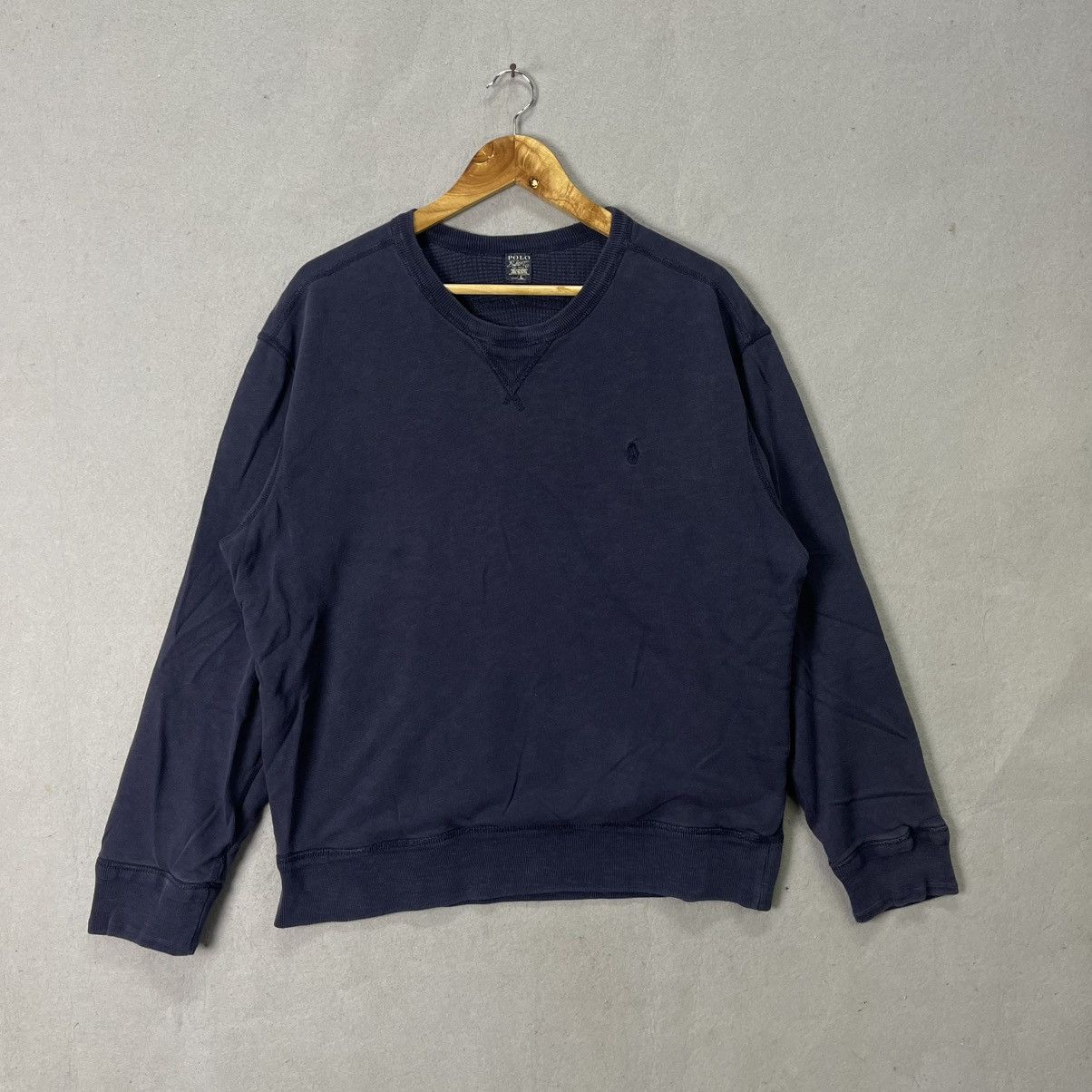 Polo Ralph Lauren 2000s Polo Ralph Lauren Navy Crewneck Sweatshirt Size US L / EU 52-54 / 3 - 1 Thumbnail