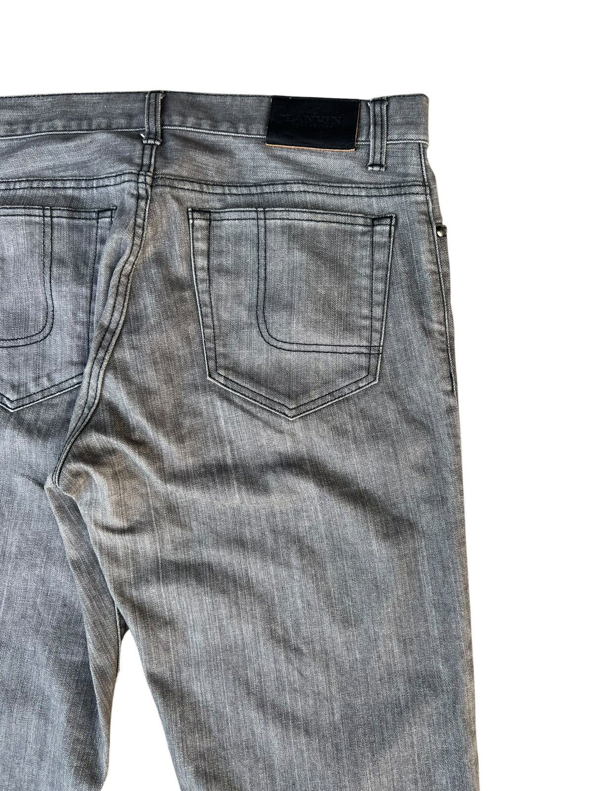 Lanvin Vintage Lanvin Collection Stretch Grey Denim Jeans Size US 34 / EU 50 - 16 Thumbnail