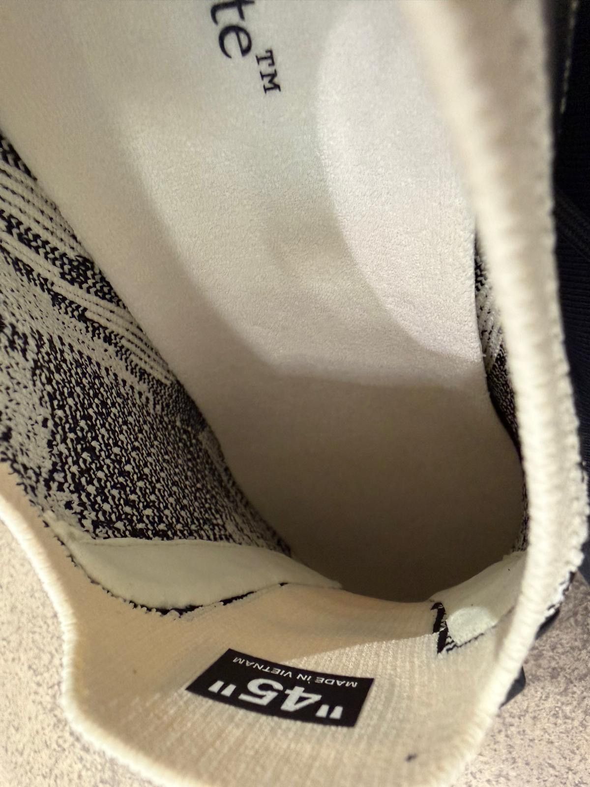 Off-White OFF-WHITE - Be Right Back Knit Light Sneakers Sand Black Size US 12 / EU 45 - 6 Thumbnail