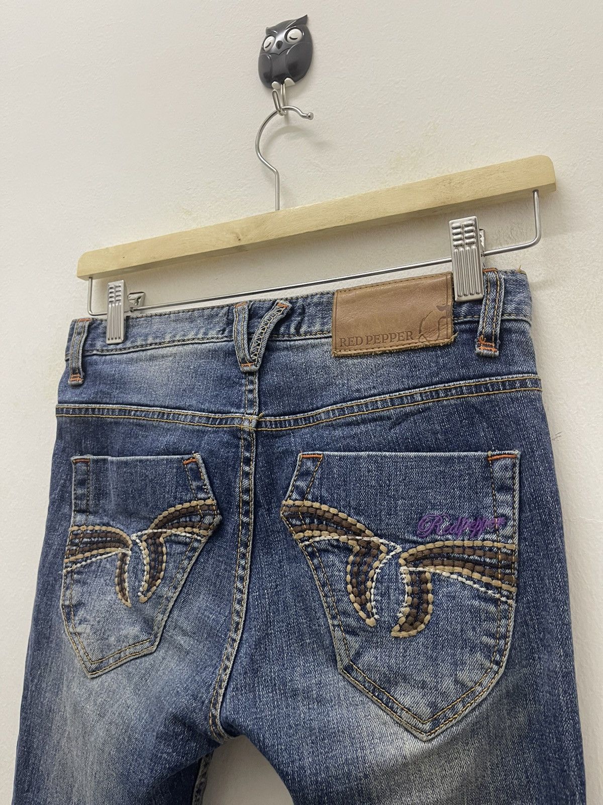 Japanese Brand Rare Vintage RED PEPPER Japan X Chrome Hearts Cross Patch Size US 26 / EU 42 - 18 Thumbnail