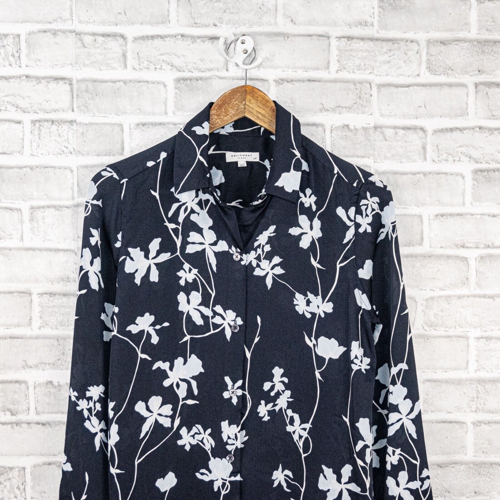 Equipment Equipment Femme Essential Floral Shirt Eclipse Multi Small Size S / US 4 / IT 40 - 10 Thumbnail