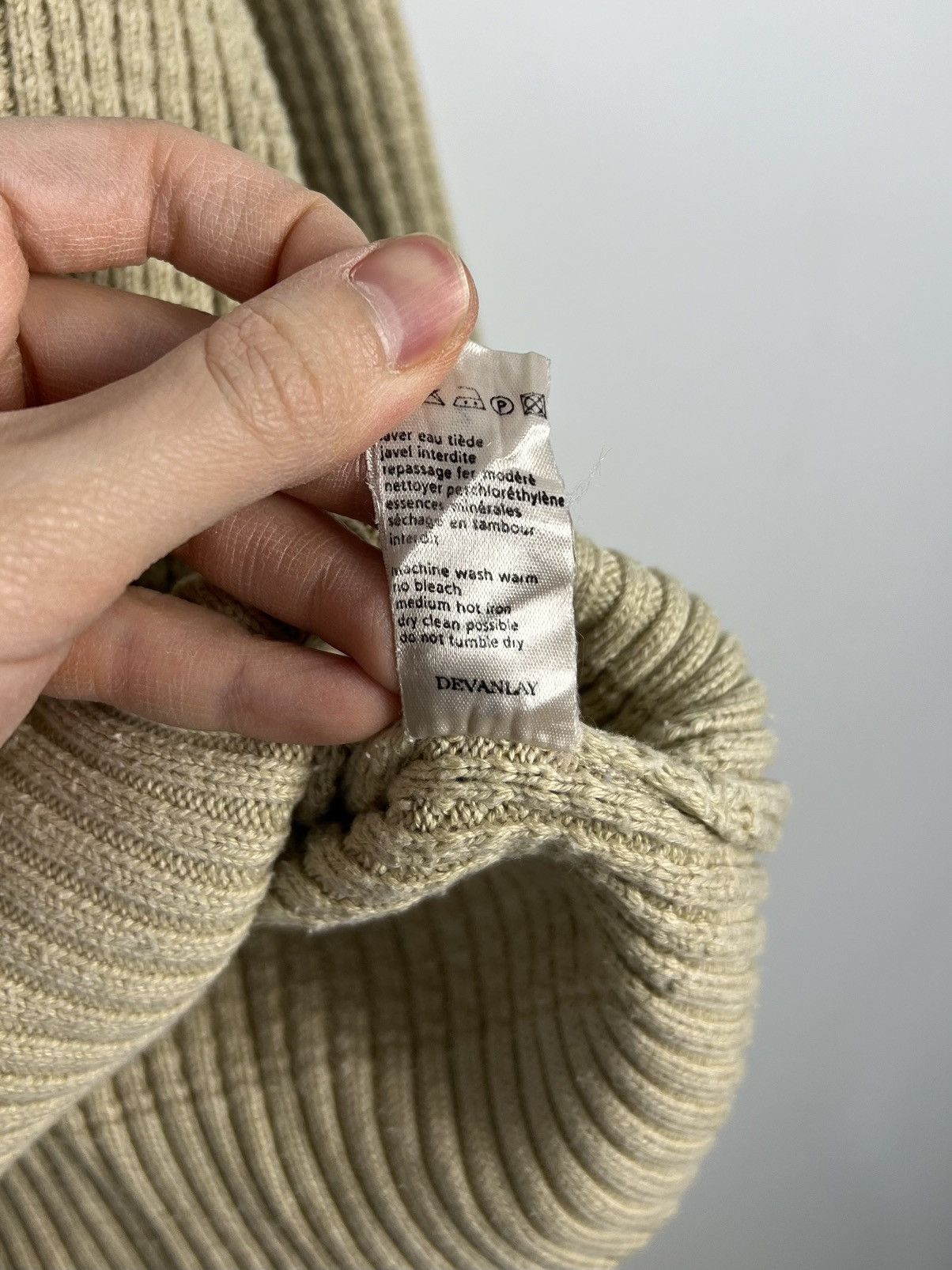 Lacoste × Vintage Sweater Lacoste Vintage Small Logo Cotton Size US L / EU 52-54 / 3 - 3 Thumbnail