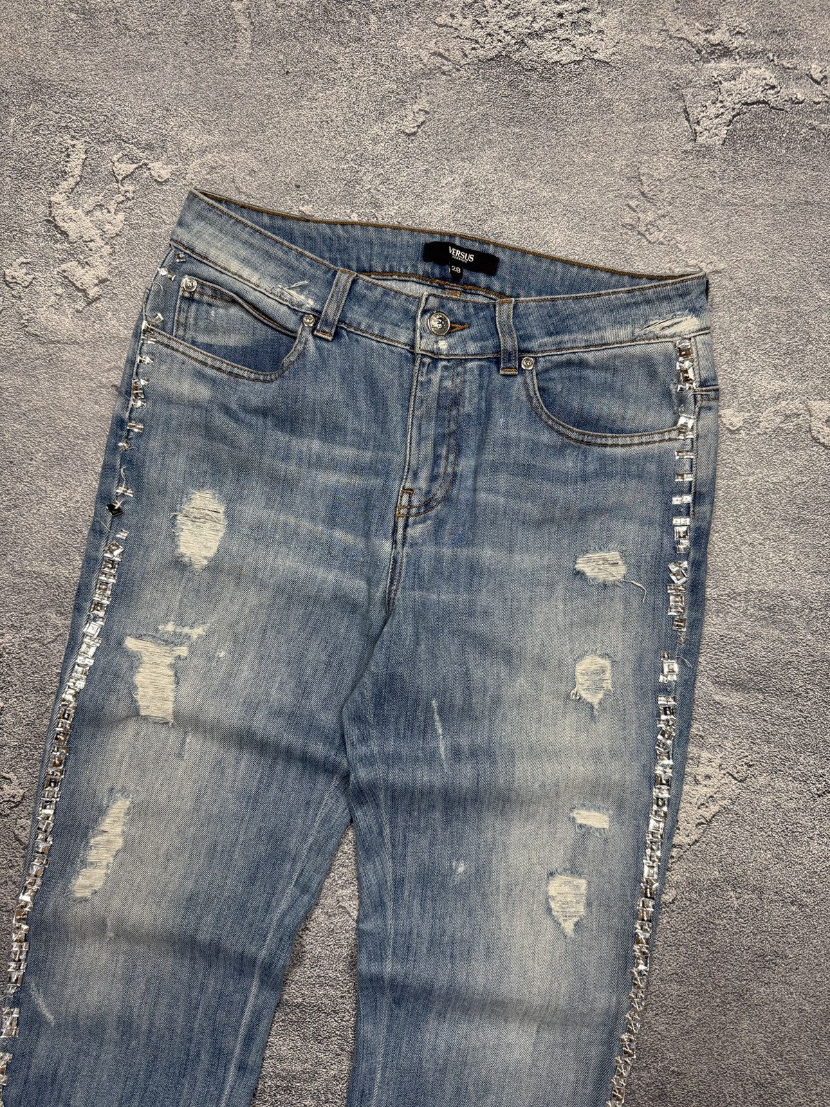 Versace × Versus Versace Vintage Versus Versace Jeans Distressed Size US 28 / EU 44 - 2 Thumbnail