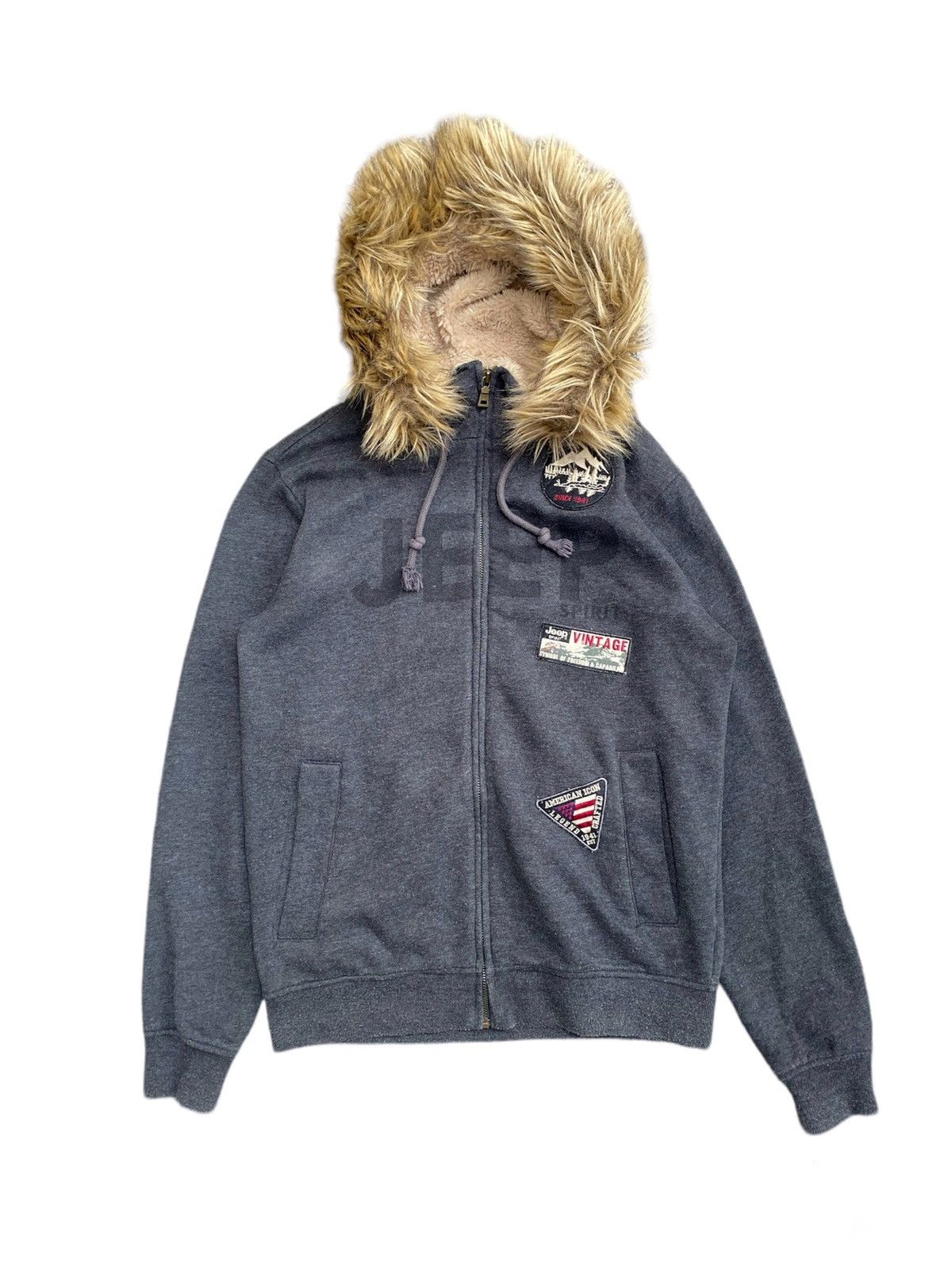If Six Was Nine × Japanese Brand × Le Grande Bleu (L.G.B.) Jeep Fur zip Hoodie Ifsixwasnine lgb Style Size US M / EU 48-50 / 2 - 1 Thumbnail