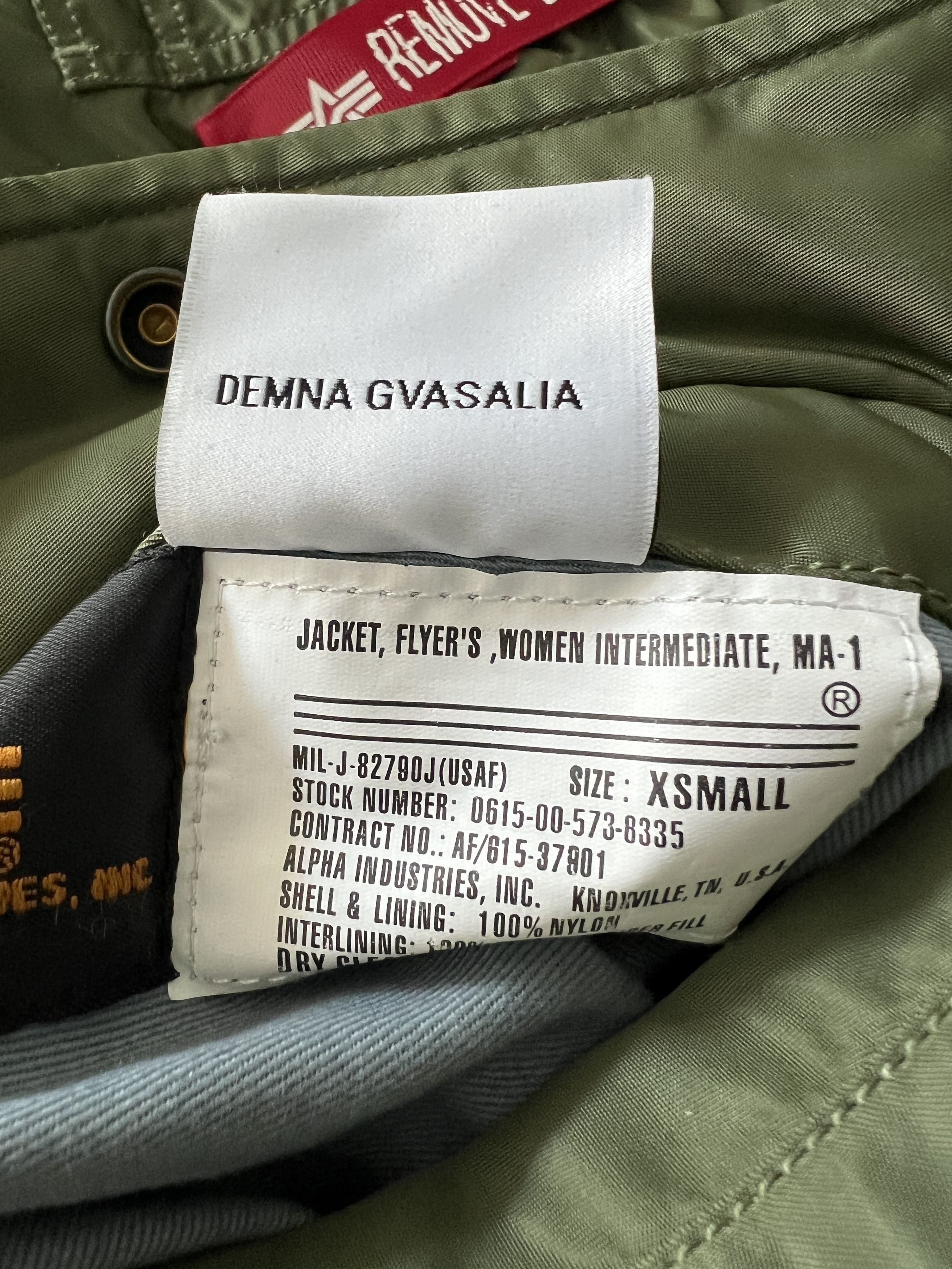 Alpha Industries × Vetements Vetements FW17 Oversized Reversible MA-1 Bomber Jacket Size US XL / EU 56 / 4 - 8 Thumbnail