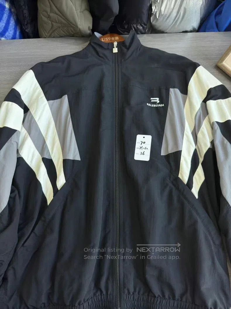 Balenciaga Balenciaga Black White Gray Jacket. Size US XS / EU 42 / 0 - 4 Thumbnail