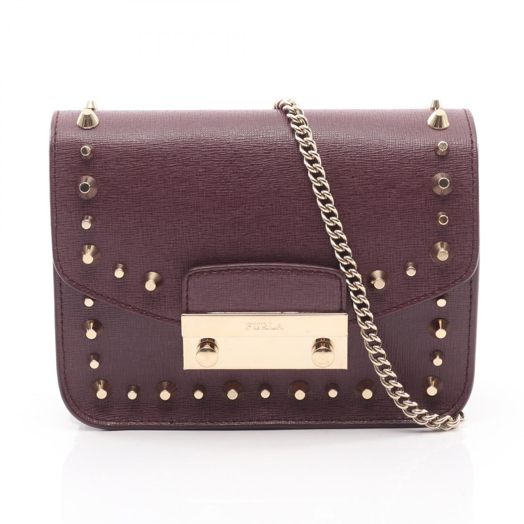 Furla Furla Furla JULIA Leather Shoulder Bag Leather Shoulder Bag DUTY FREE for USA Size ONE SIZE - 1 Thumbnail
