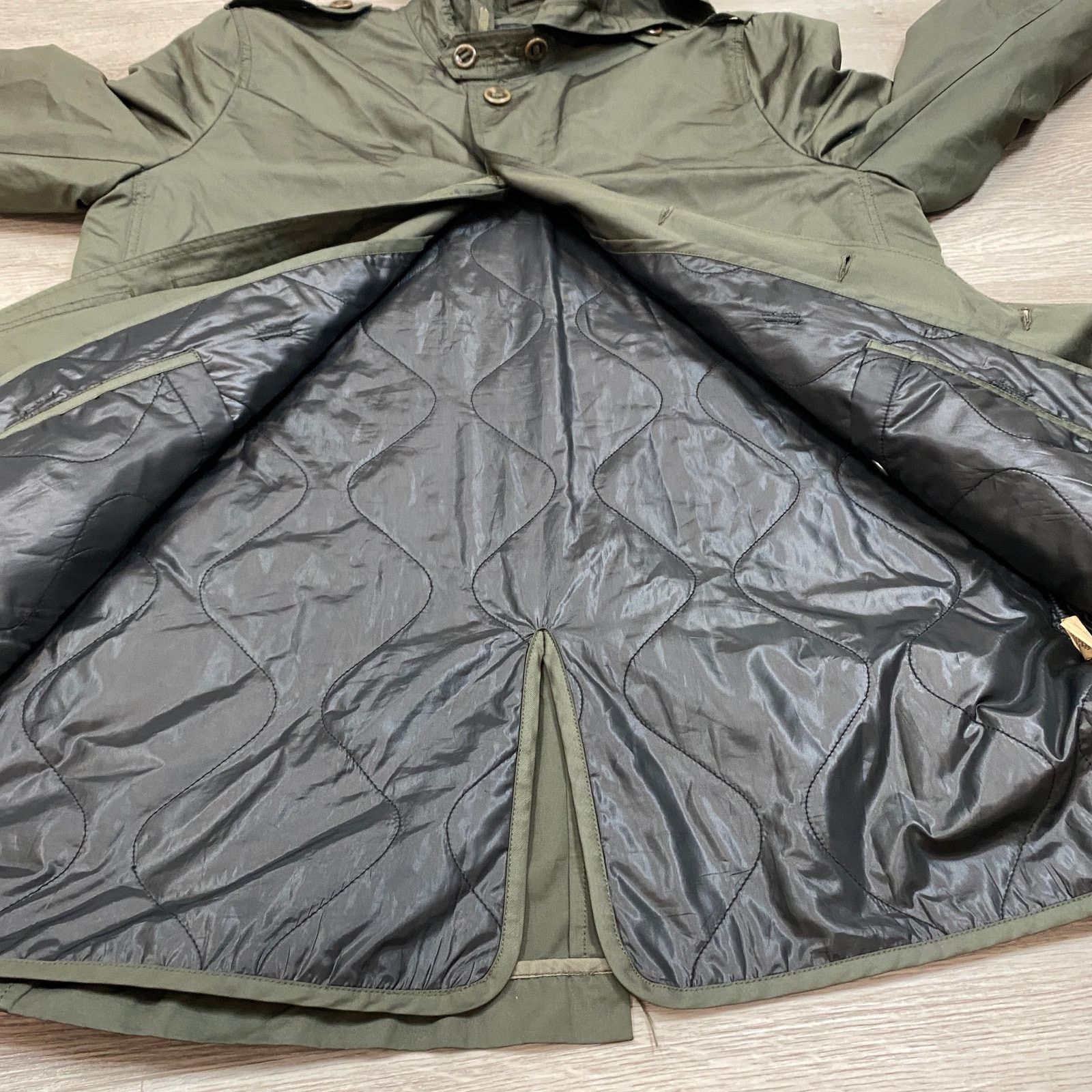 John Varvatos John Varvatos Quilt Lined Hooded Button Field Jacket Men's L Size US L / EU 52-54 / 3 - 8 Thumbnail