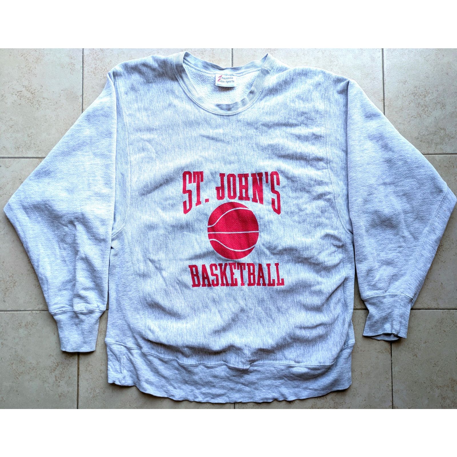 NCAA × Starter St John's Red Storm 90s ANACONDA crewneck L basketball vtg Size US L / EU 52-54 / 3 - 2 Thumbnail