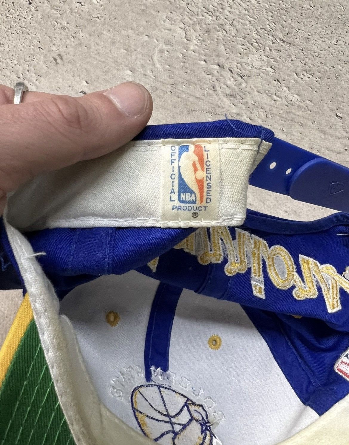 NBA × Sports Specialties Vintage Sports Specialties Golden State Warriors cap Size ONE SIZE - 6 Thumbnail