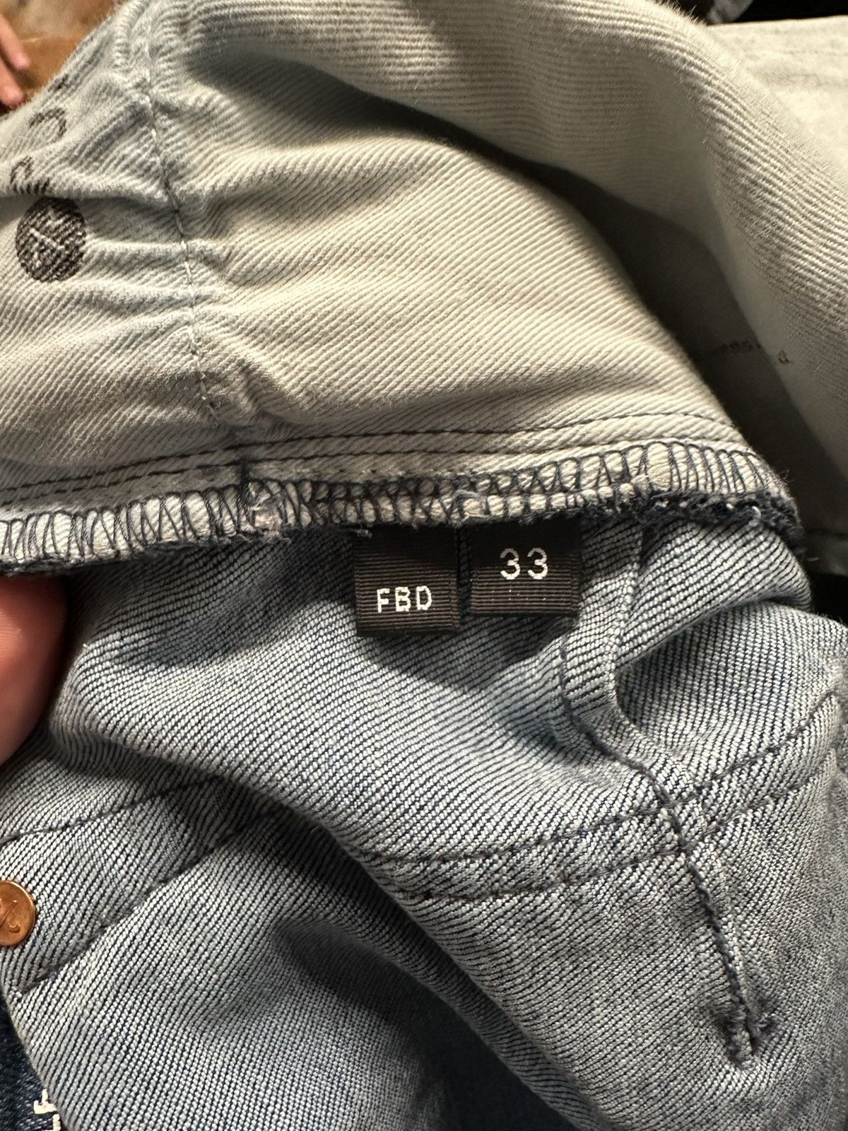 Purple Brand Purple Brand Knee Hole Dark Blue Denim Jeans Size 33 Size US 33 - 5 Thumbnail