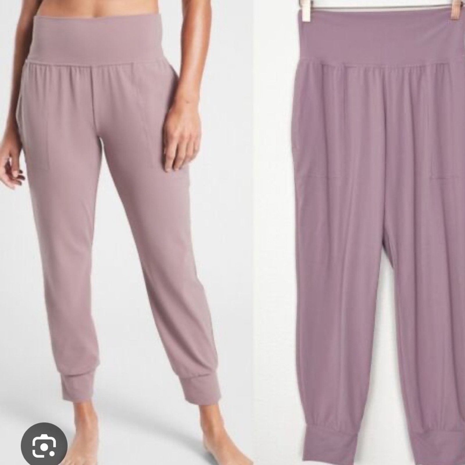 Athleta Athleta Dusty Lilac Salutation Joggers In Powervita Size 26" / US 2 / IT 38 - 3 Thumbnail