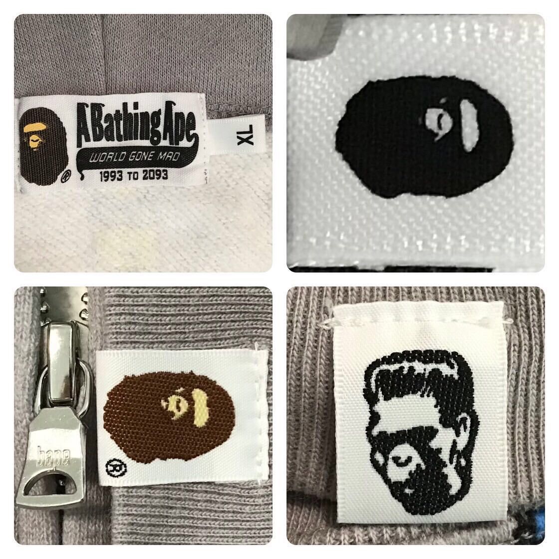 BAPE × Minion Milo Shark full zip hoodie a bathing ape