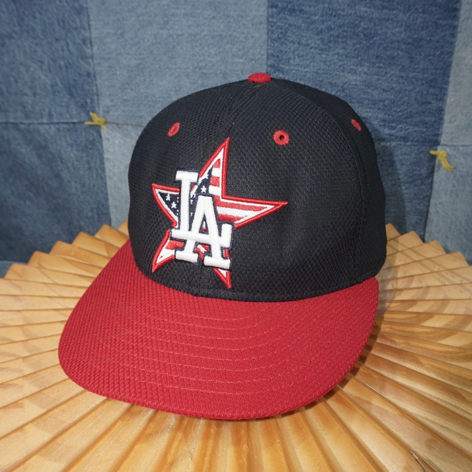 MLB 7 1/8 - Vintage los ángeles dodgers 4th of July LA MLB hat Size ONE SIZE - 2 Thumbnail