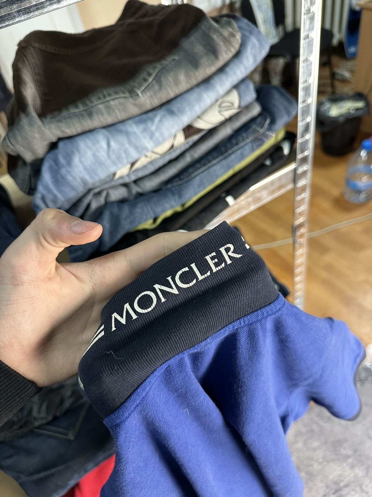 Moncler Polo Moncler Blue 12/152 Size US XXS / EU 40 - 7 Thumbnail