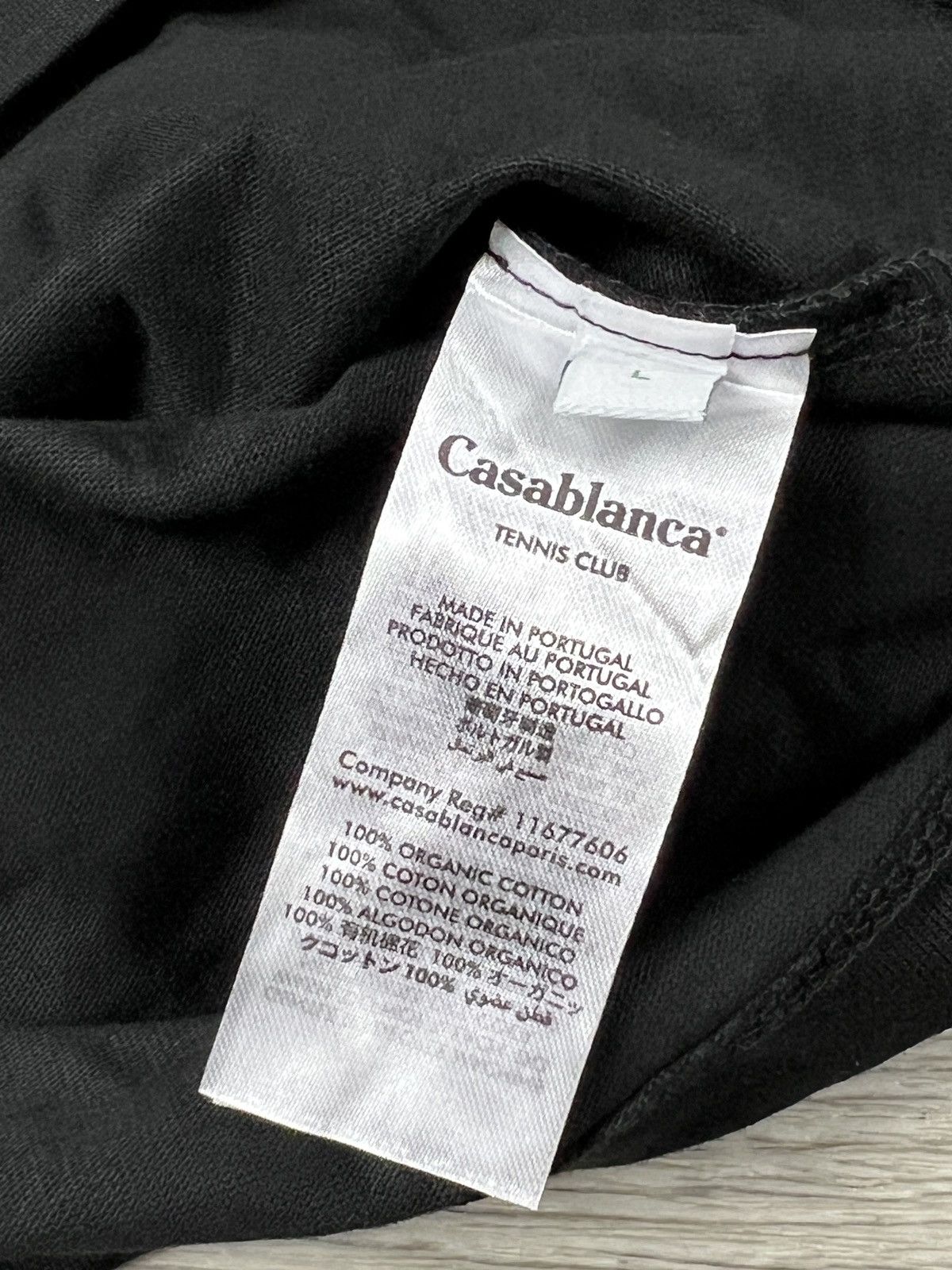 Casablanca Casablanca Men's Le Jeu Colore Casa Sport T-Shirt Black Size US L / EU 52-54 / 3 - 10 Thumbnail