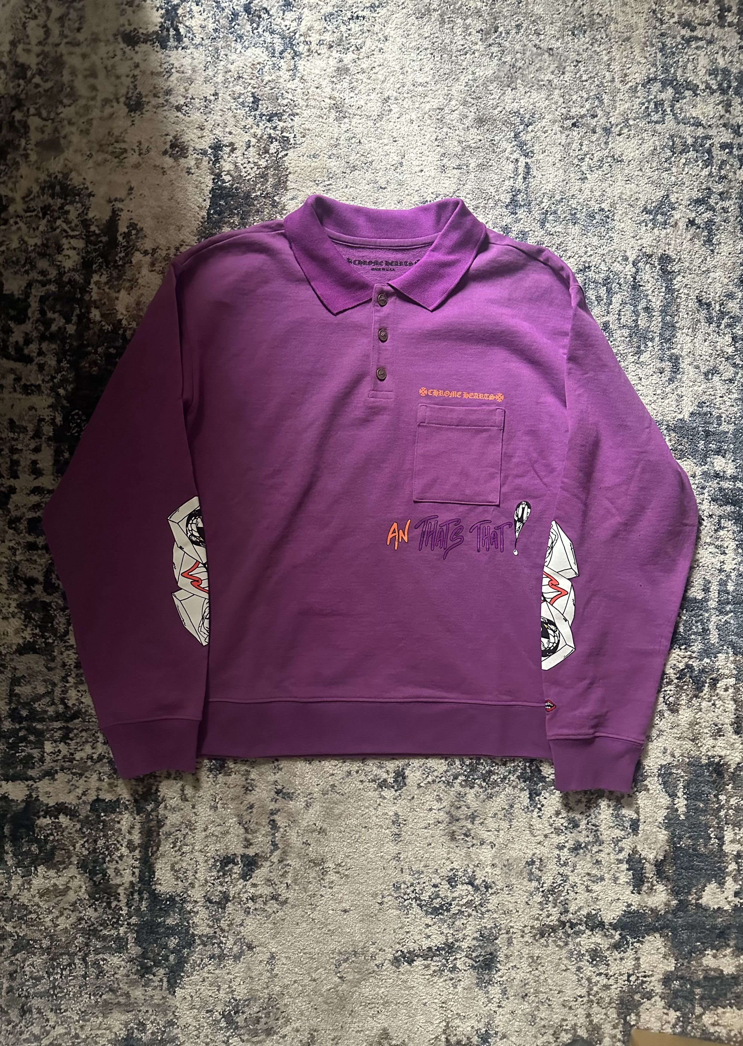 Chrome Hearts Chrome Hearts "I Want More Not Less" Matty Boy Polo Size US L / EU 52-54 / 3 - 1 Thumbnail