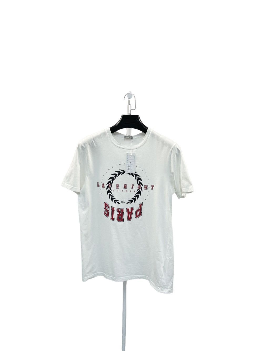 Dior Dior 'Late Night Paris' Red Cotton SS Tee | Grailed