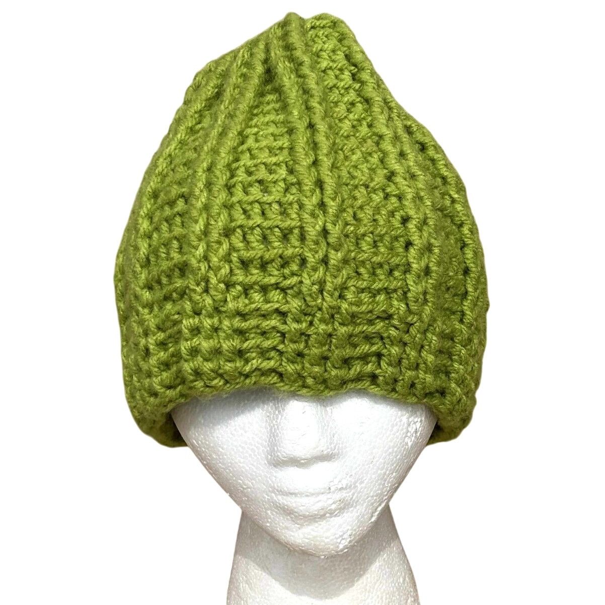 Other Green Knitted Beanie Size ONE SIZE - 1 Thumbnail