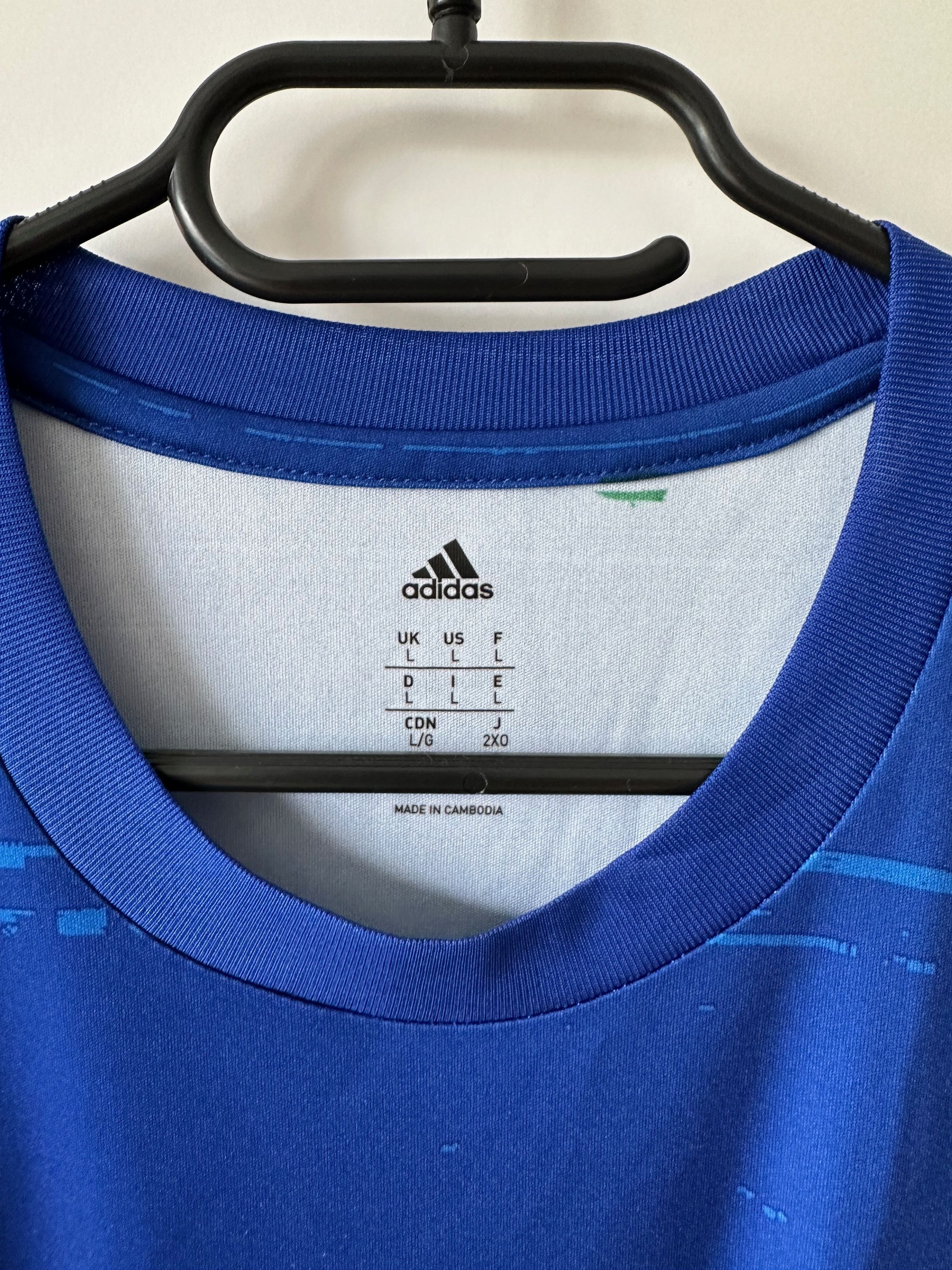 Adidas 2016 Adidas Chelsea FC training jersey shirt soccer football Size US L / EU 52-54 / 3 - 4 Thumbnail