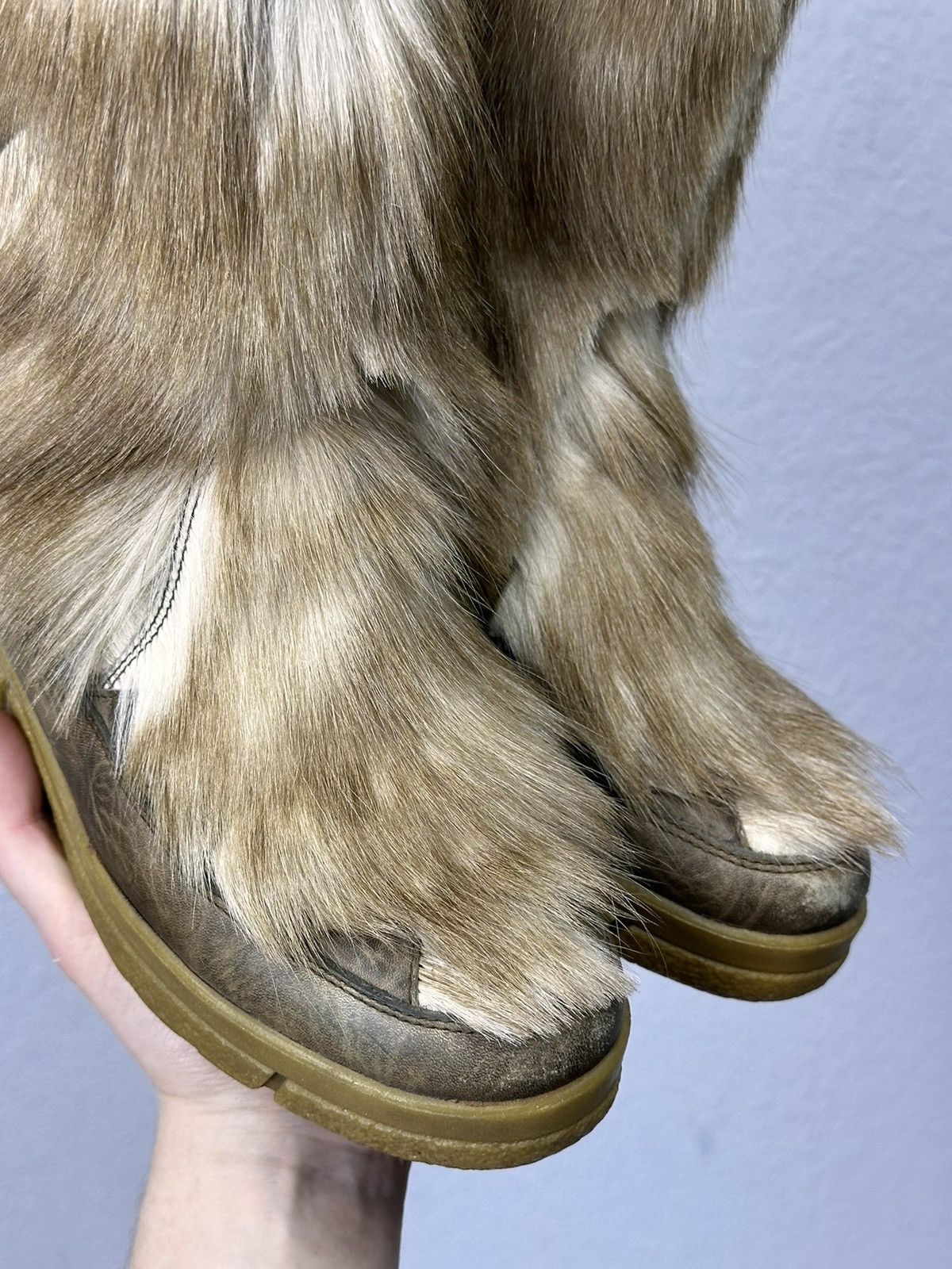If Six Was Nine Vintage IfSixWasNine Leather Hight Boots Guidi AS 98 Tornado Size US 6 / IT 36 - 3 Thumbnail