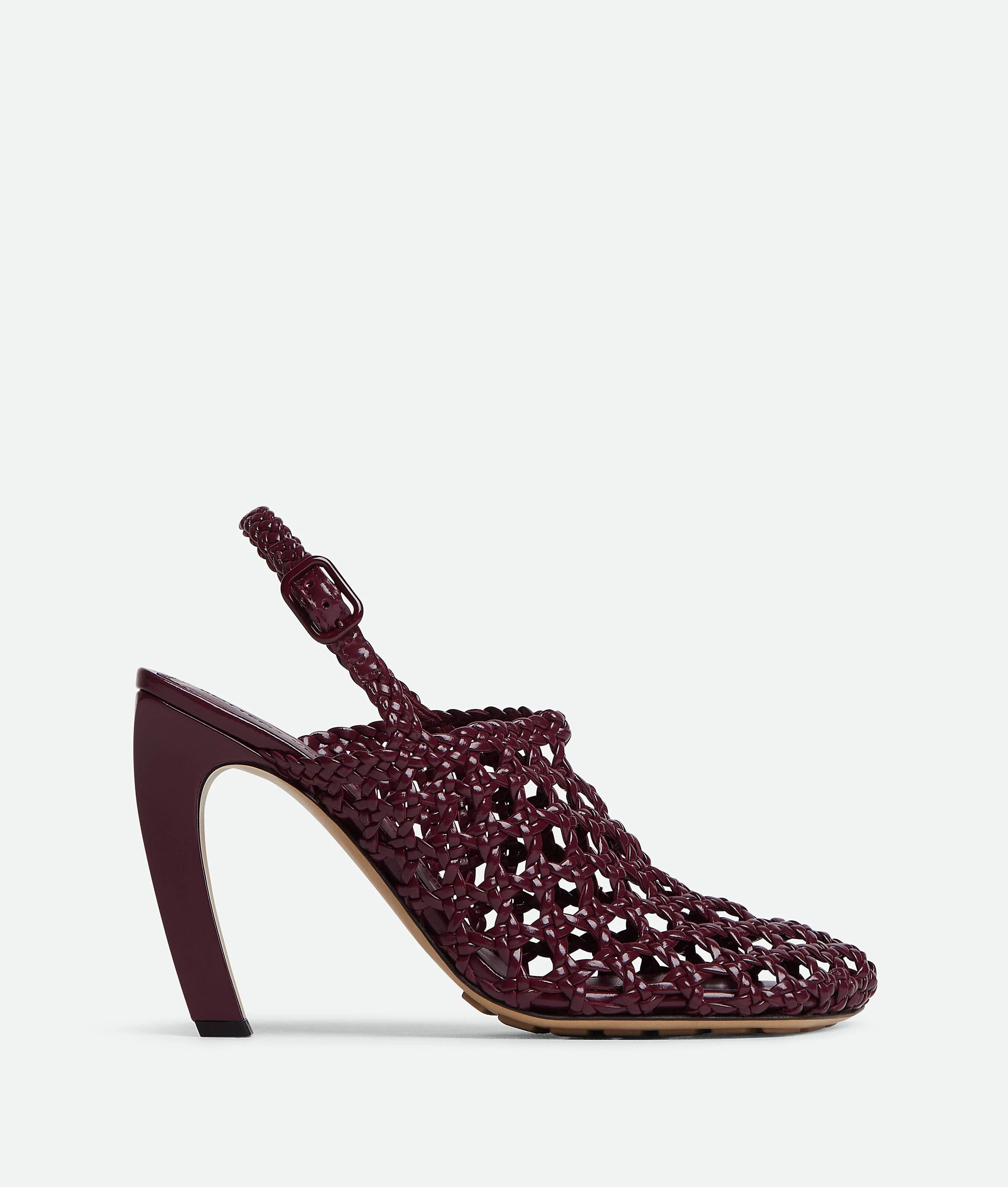 Bottega Veneta o1n1vont1224 Jimbo Slingback Pumps in Bordeaux Size US 6 / IT 36 - 1 Thumbnail