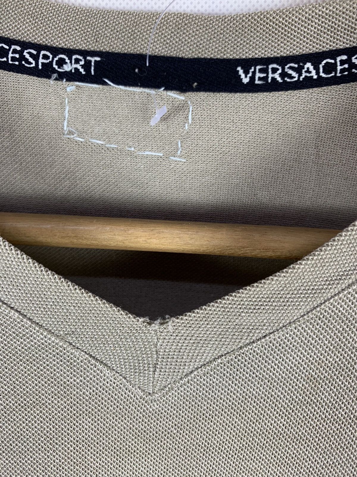 Versace × Vintage Rare! Vintage Versace Sport Small Logo Tops Tee Size US M / EU 48-50 / 2 - 7 Thumbnail