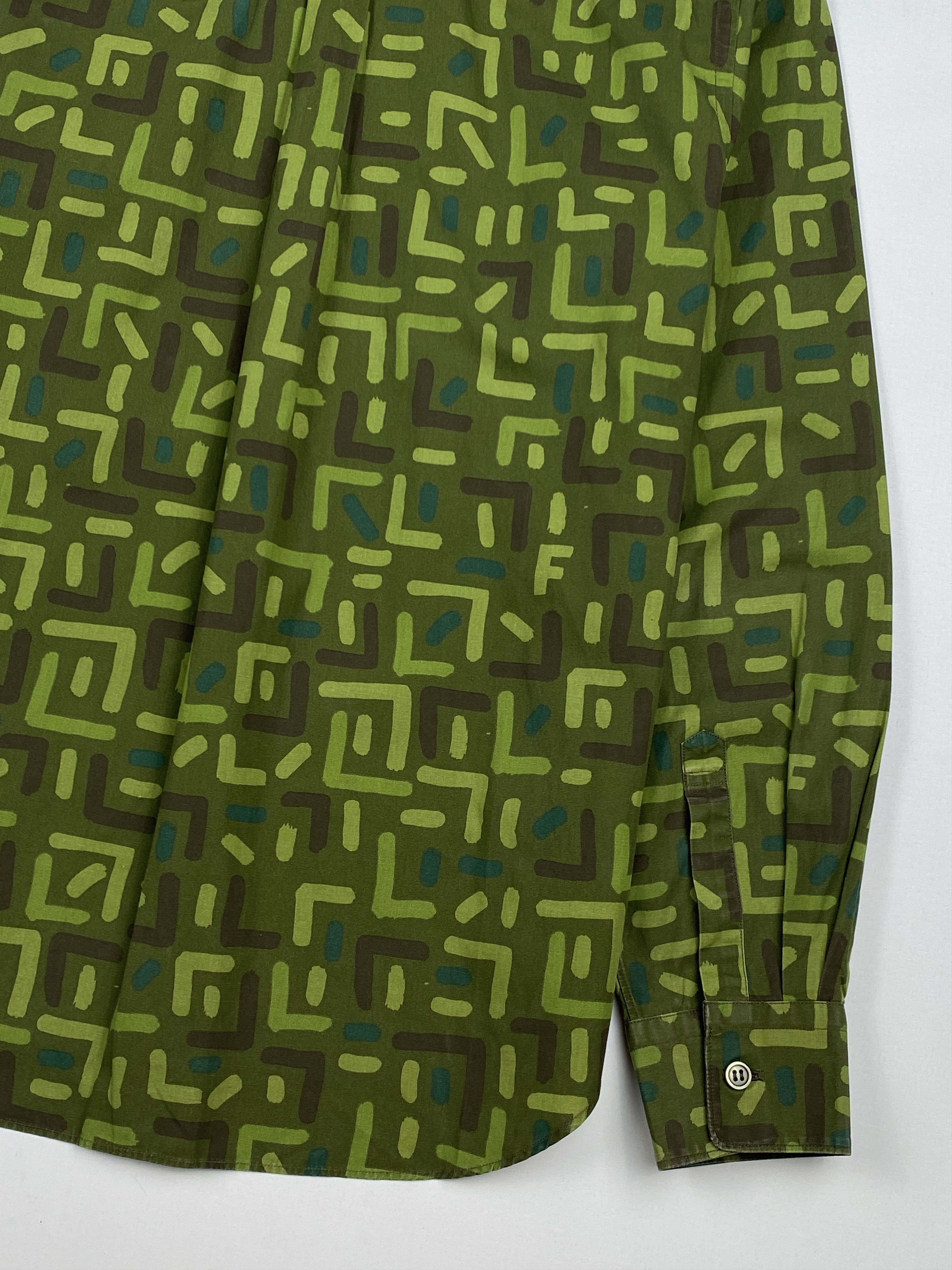 Comme des Garcons Black AD2014 Geometric Print Long Sleeves Shirt Size US XS / EU 42 / 0 - 13 Thumbnail