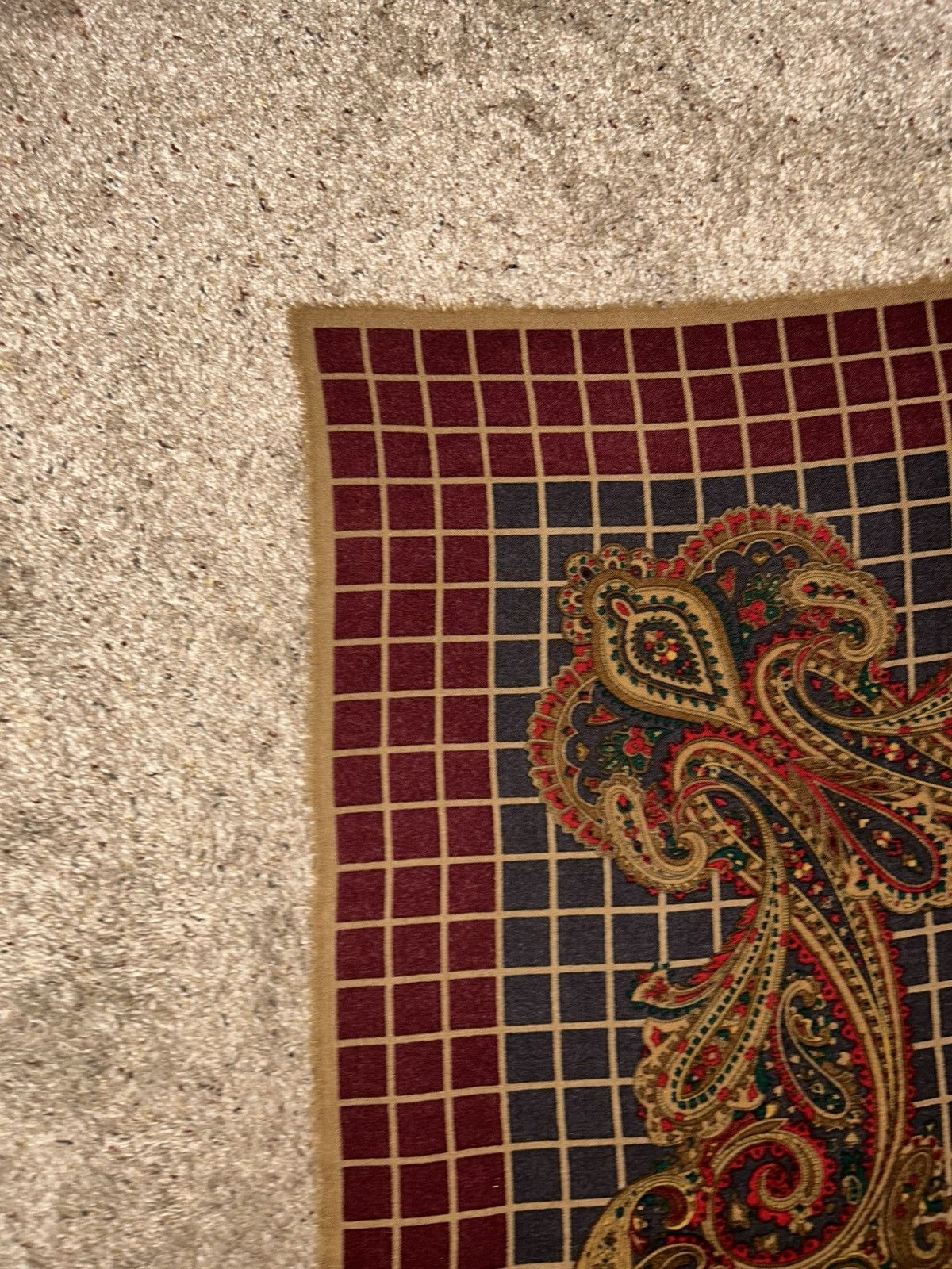 Dior Christian Dior Vintage Paisley Patterned 52x52” Scarf Size ONE SIZE - 12 Thumbnail