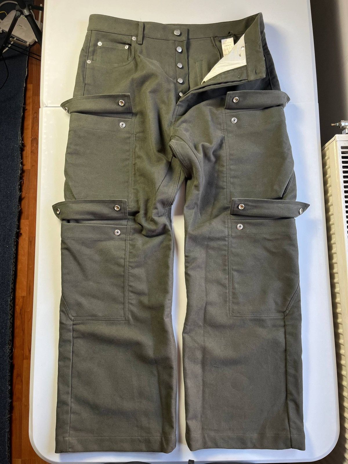 Rick Owens RICK OWENS CONCORDIANS DOUBLE CARGO JEANS Size US 33 - 1 Thumbnail