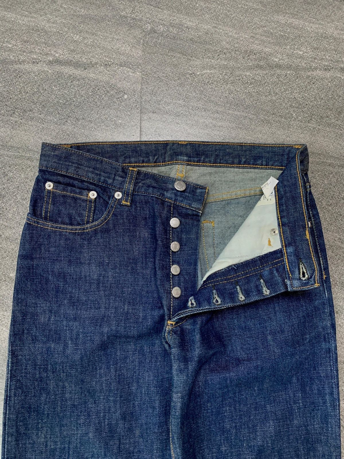 Helmut Lang FREE TAX! 2000s Indigo Classic Cut Denim Jeans Size US 28 / EU 44 - 3 Thumbnail