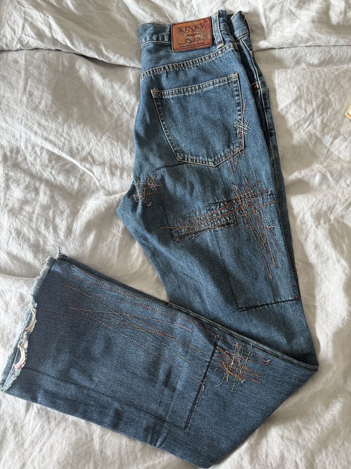 Hysteric Glamour Rare ‘00s Hysteric Glamour x Kinky Flared Jeans Size 28" / US 6 / IT 42 - 1 Thumbnail