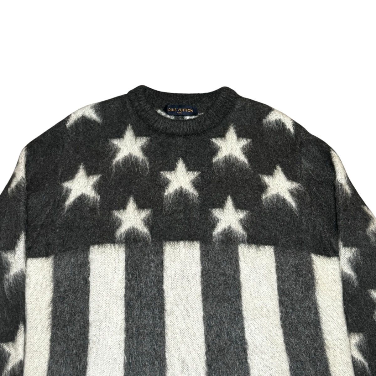 Louis Vuitton LOUIS VUITTON 2019AW × Virgil Abloh USA FLAG MOHAIR SWEATER Size US M / EU 48-50 / 2 - 3 Thumbnail