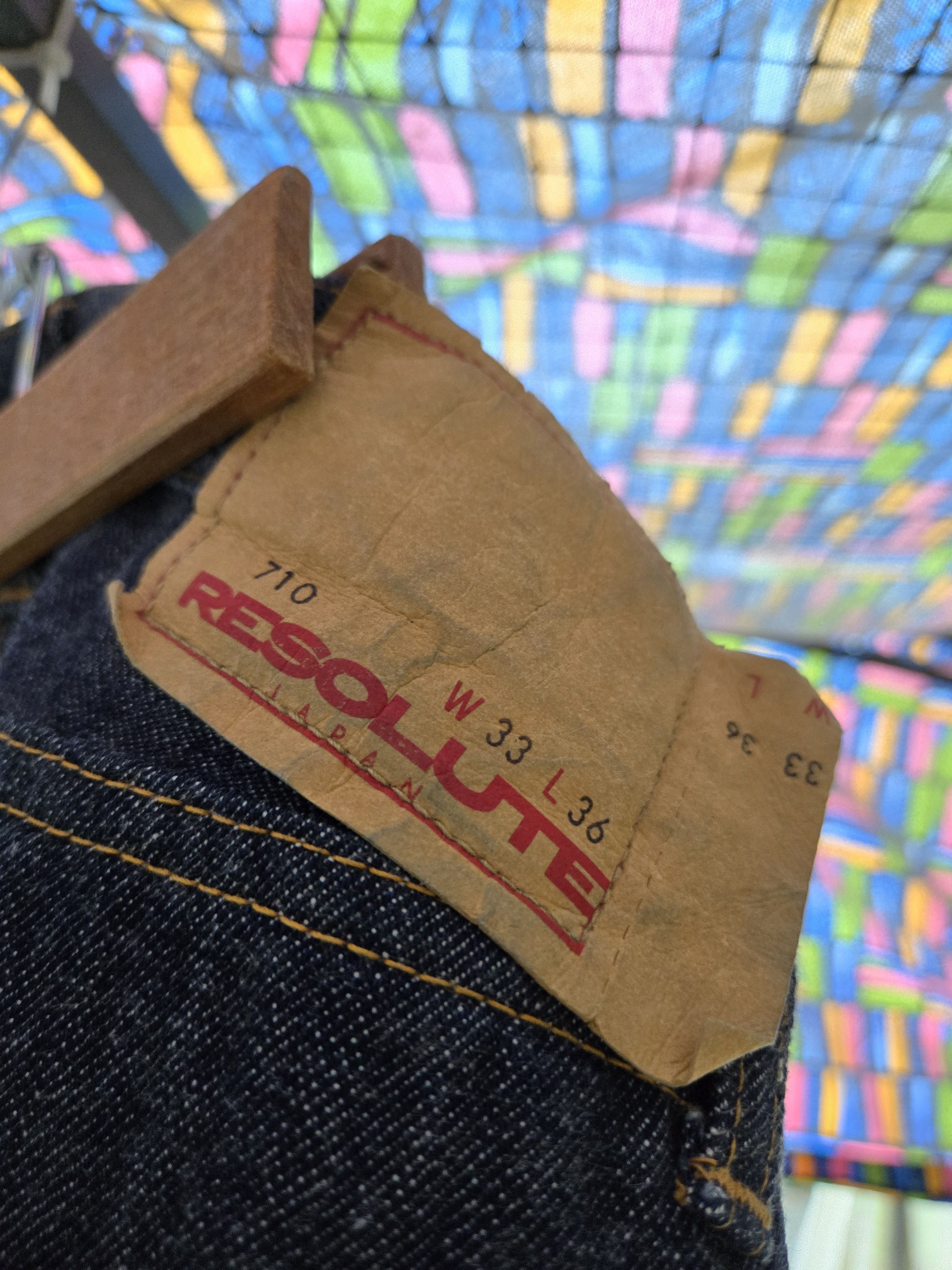 RESOLUTE Resolute 710 slim straight: Tag size 33, Waist 31.5 Size US 31 - 4 Thumbnail
