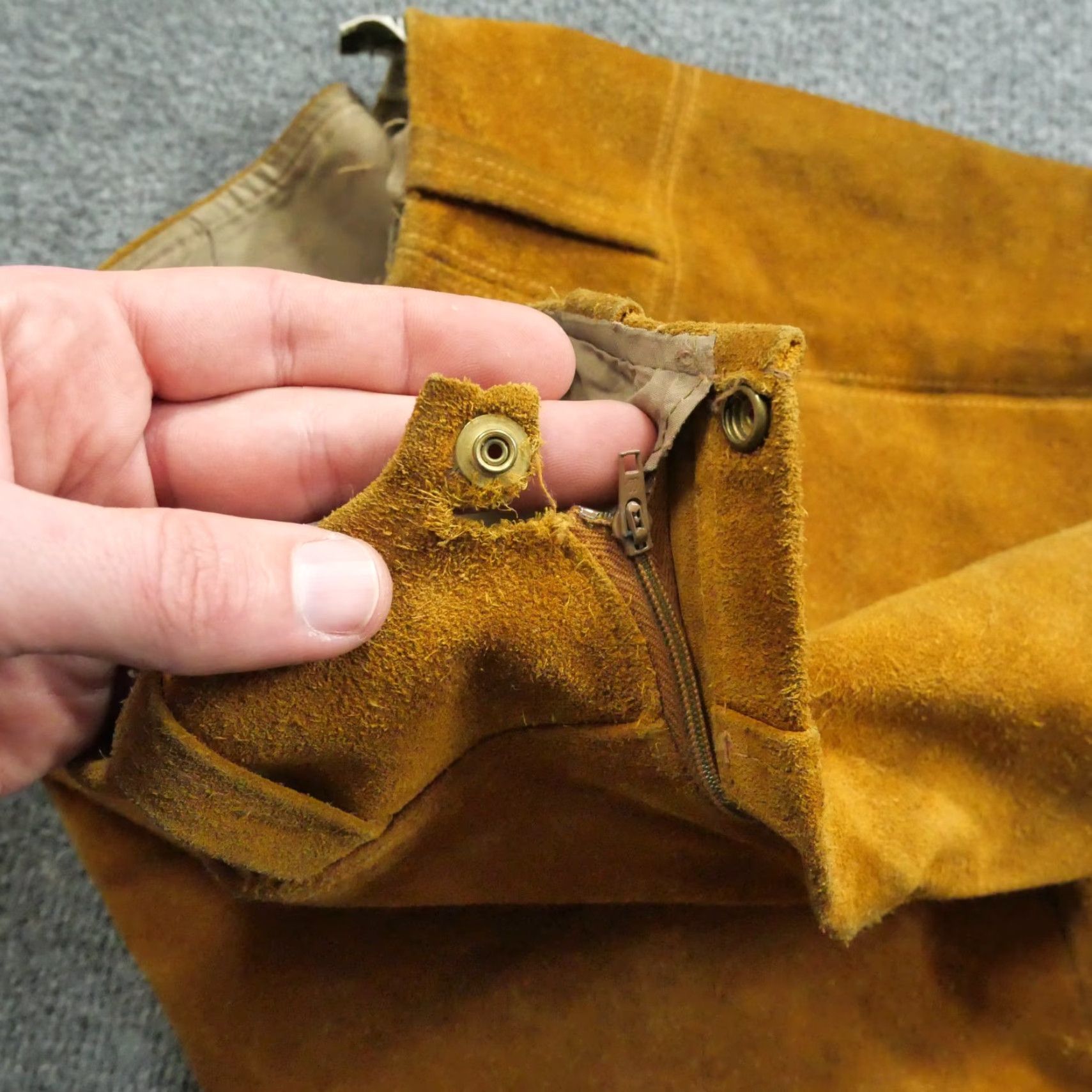 Vintage VINTAGE Jorgens Leather Design Pants Womens 8 30x30 Brown Suede Western 60s Bootcut Size 30" / US 8 / IT 44 - 7 Thumbnail