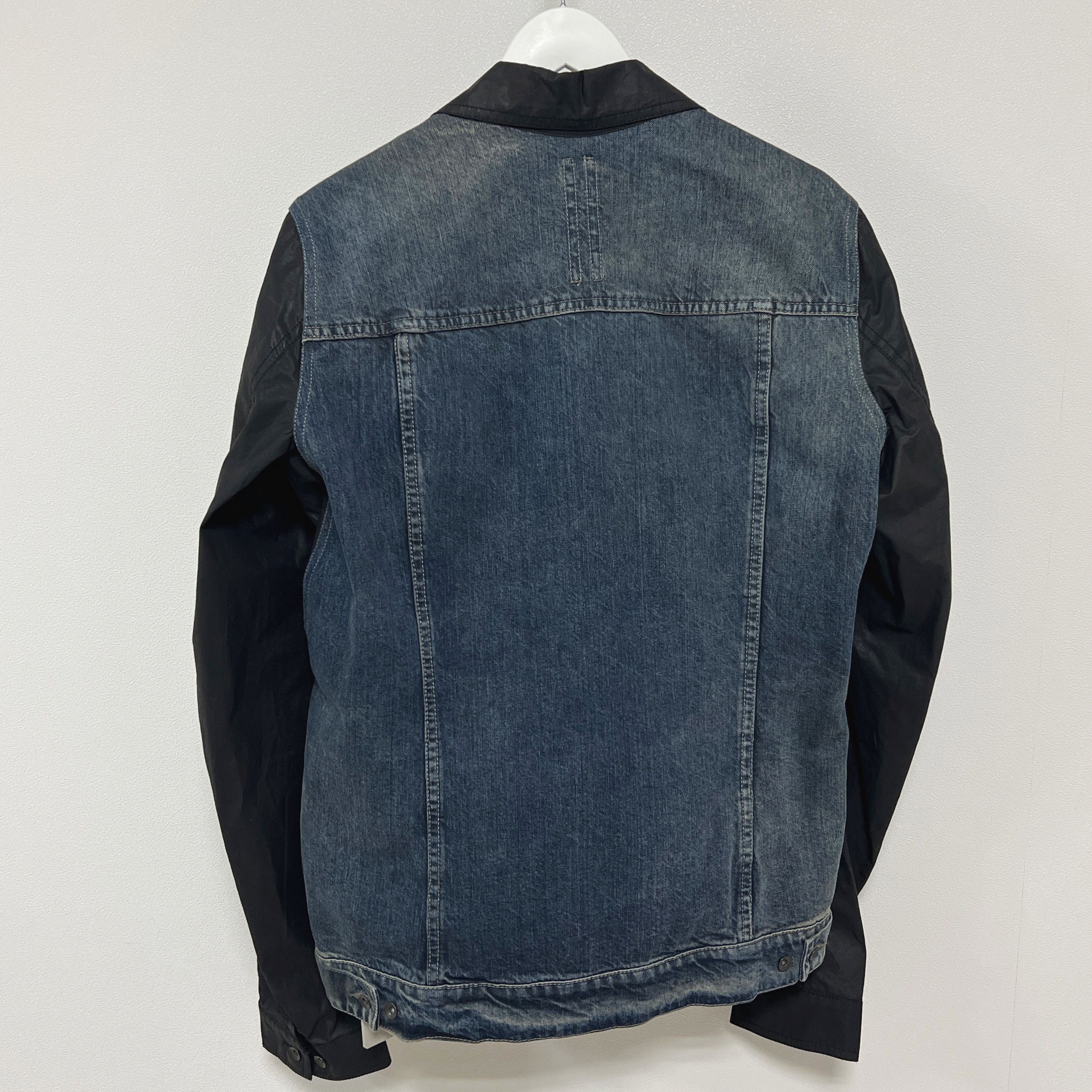 Rick Owens Rick Owens 15SS DRKSHDW Pocket Leather Denim Jacket Size US L / EU 52-54 / 3 - 6 Thumbnail