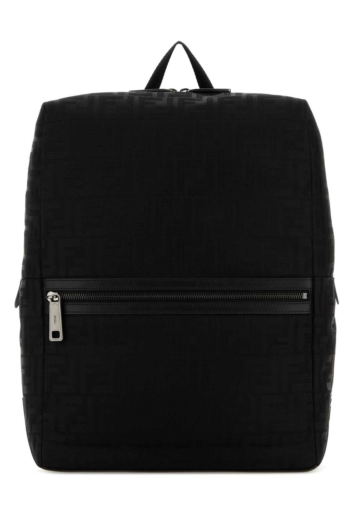 Fendi Black Canvas Fendi Lui Backpack Size ONE SIZE - 1 Thumbnail
