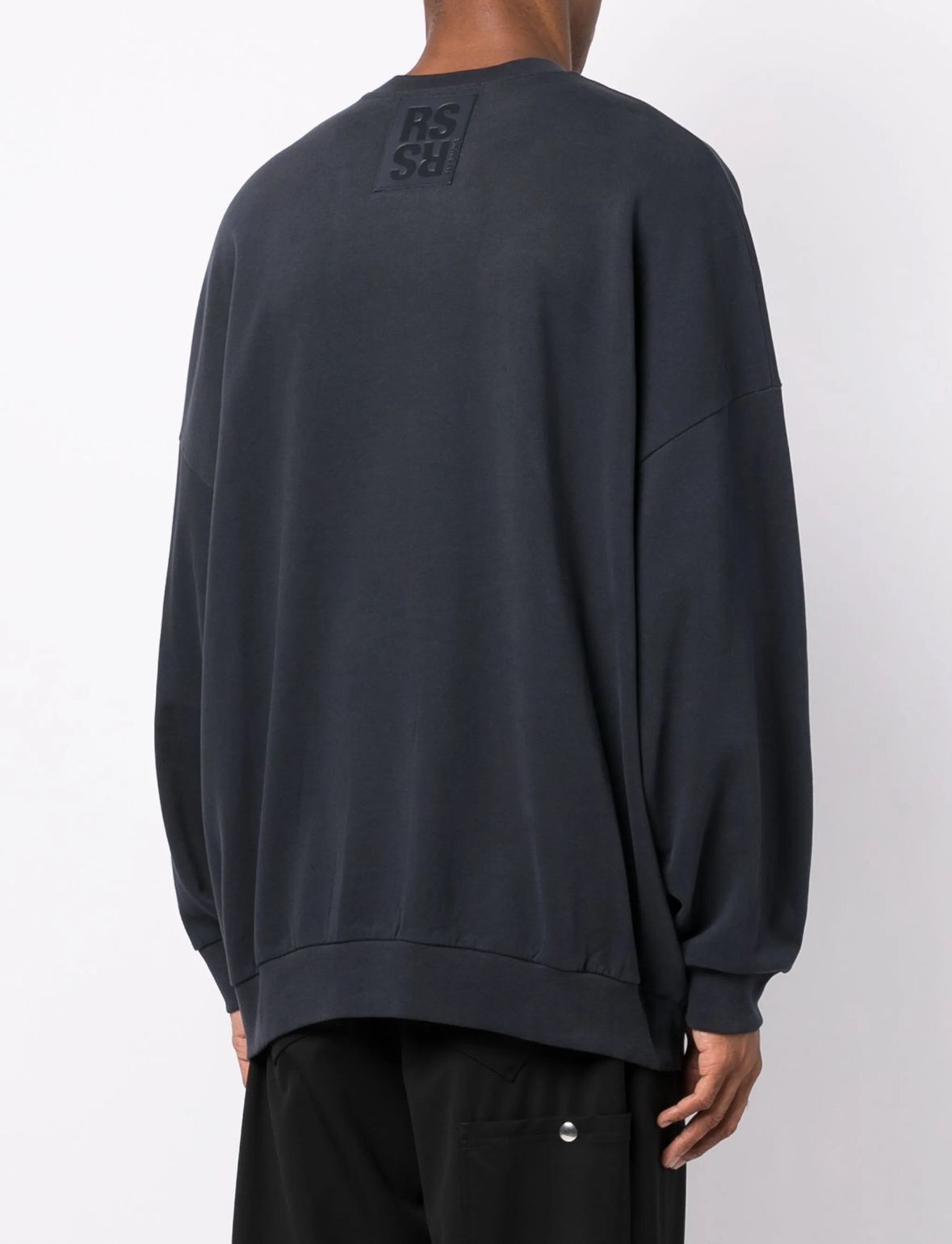 Raf Simons CC000021 Logo Print Sweatshirt in Black Size US S / EU 44-46 / 1 - 2 Thumbnail