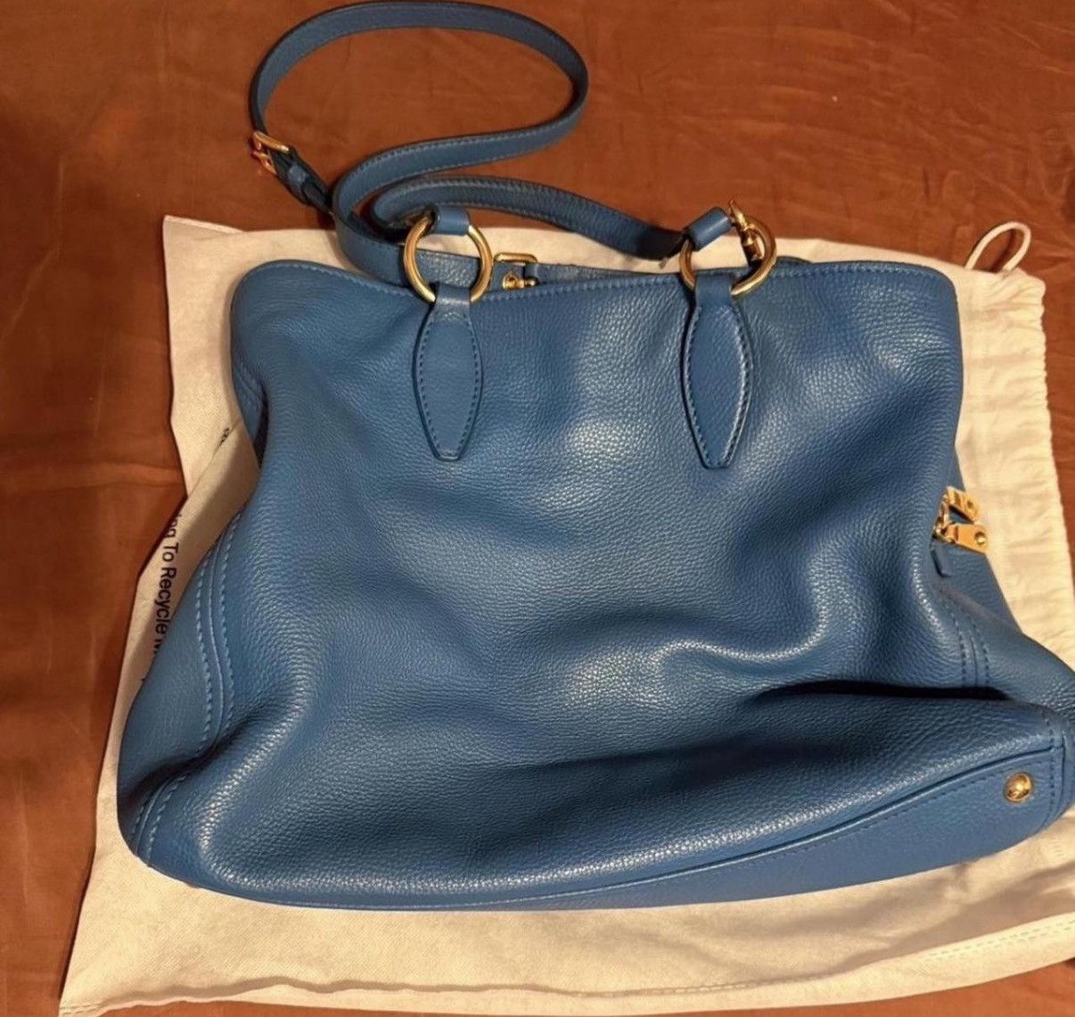 Miu Miu Miu Miu Vitello Leather Crossbody Bag Size ONE SIZE - 8 Thumbnail