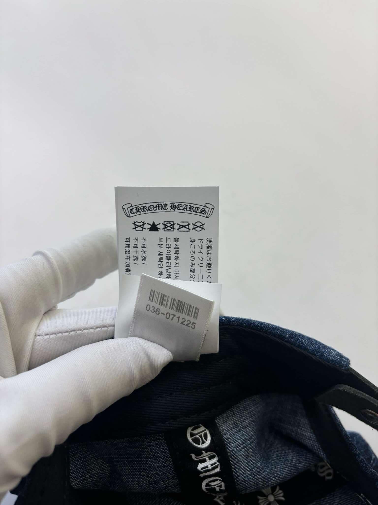 Chrome Hearts Chrome Hearts Slouchy 5 Panel Cap denim Size ONE SIZE - 8 Thumbnail