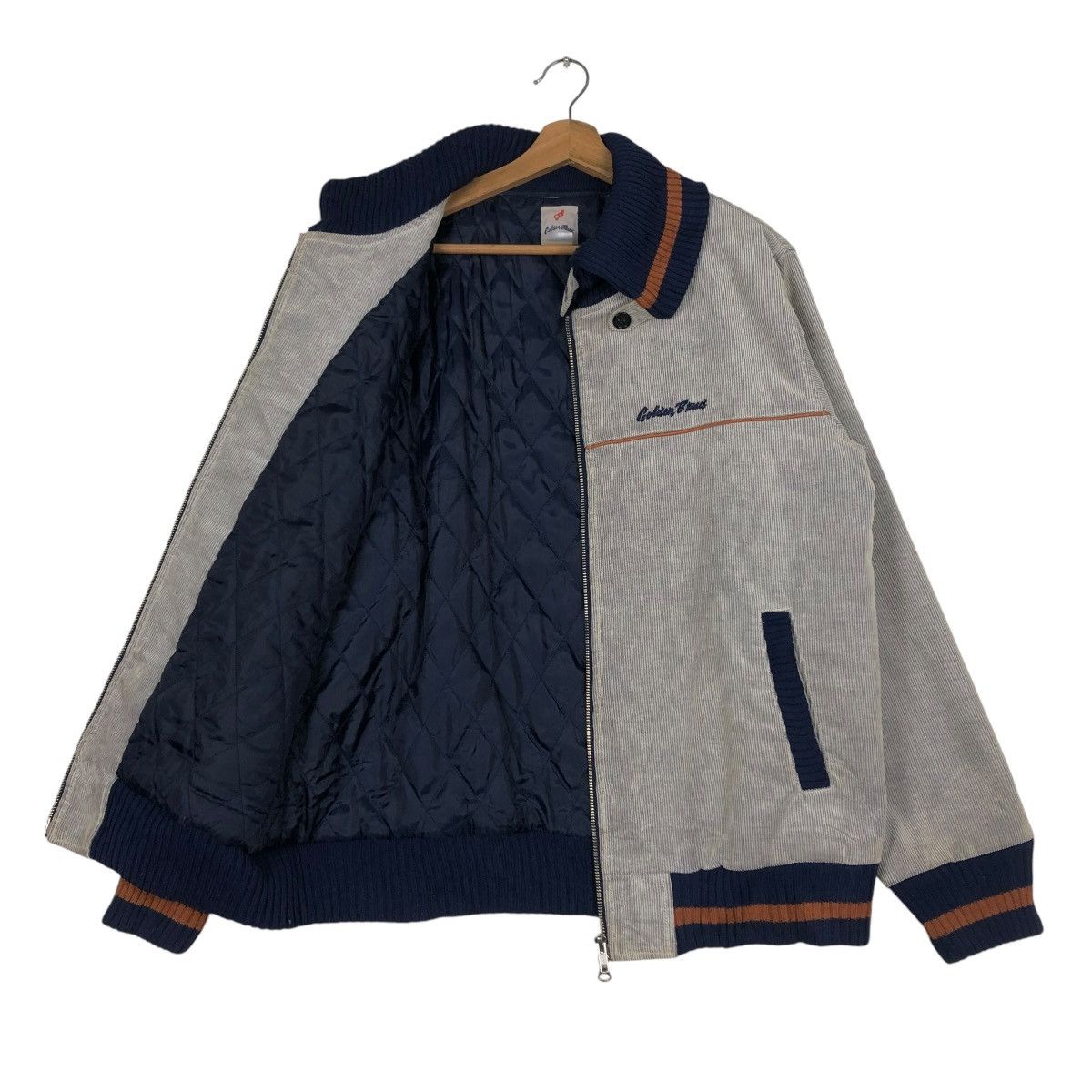 Japanese Brand 🔥VINTAGE HICKORY BOMBER JACKET GOLDEN BREED SURF & SPORTS Size US M / EU 48-50 / 2 - 11 Thumbnail